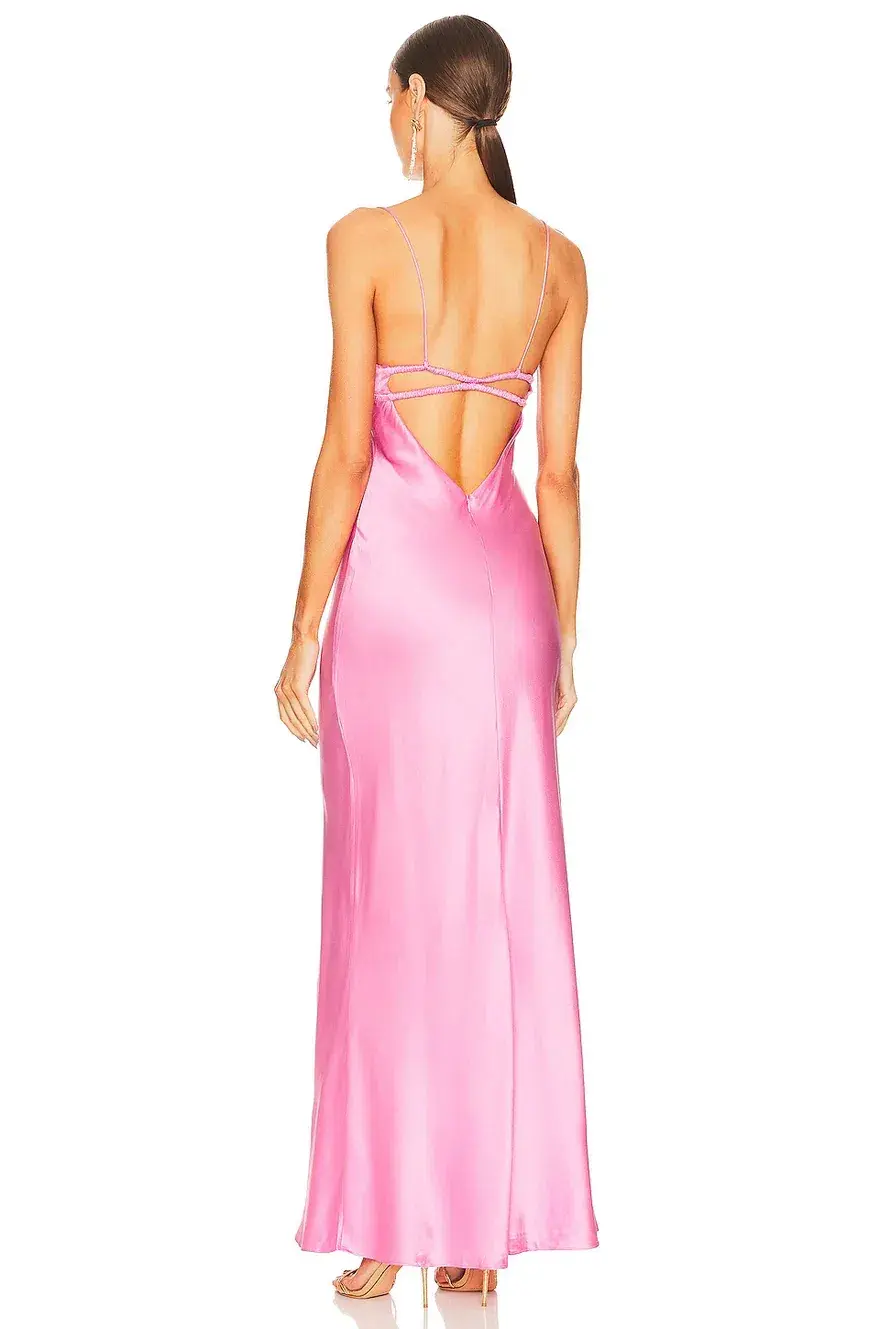 Bec & Bridge Amber Gown Pink Size 10 for rent on The Volte - main image
