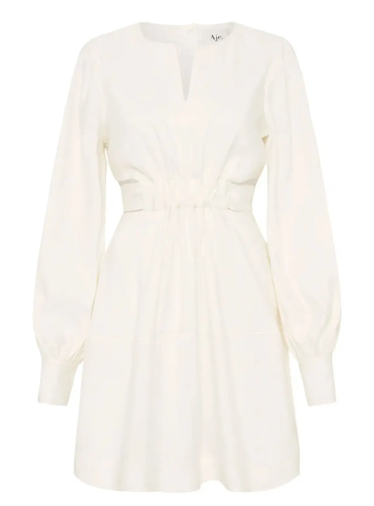 Aje Spectral V Neck Dress Ivory Size 10 / M - Image 4