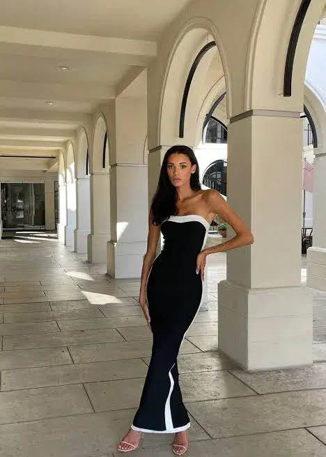 Bianca and Bridgett Ashley Dress Black Size 8 - Image 2
