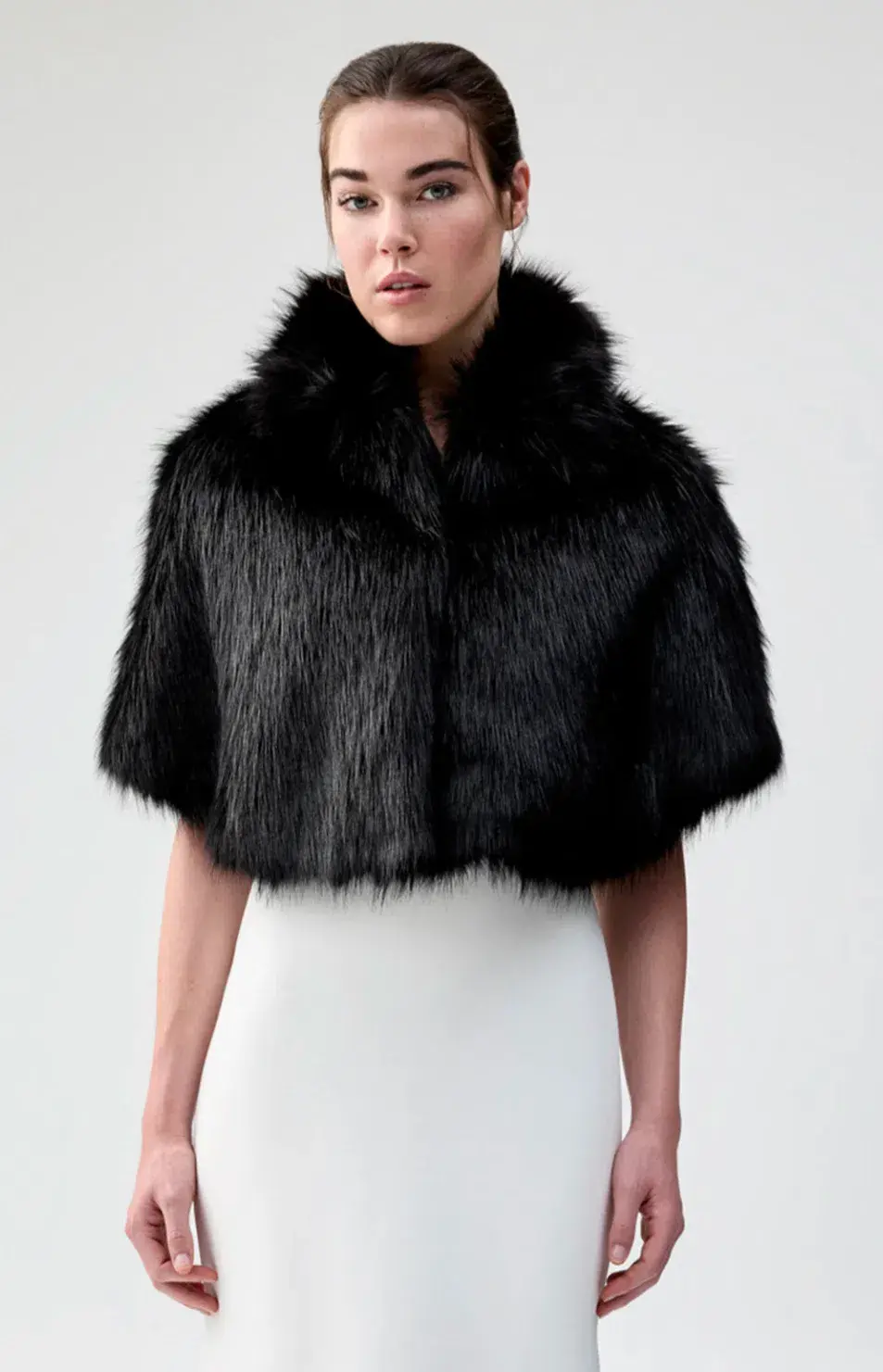 Unreal Fur Nord Cape Black One Size - Image 1
