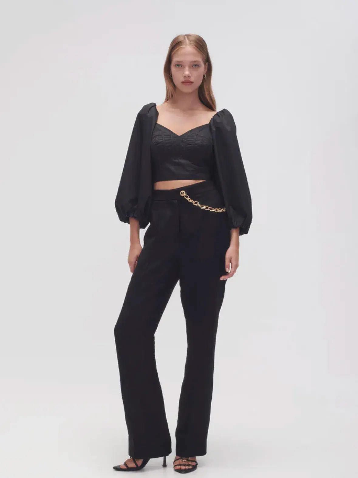 Aje Hester Corsetted Top Black Size AU 12 - Image 1