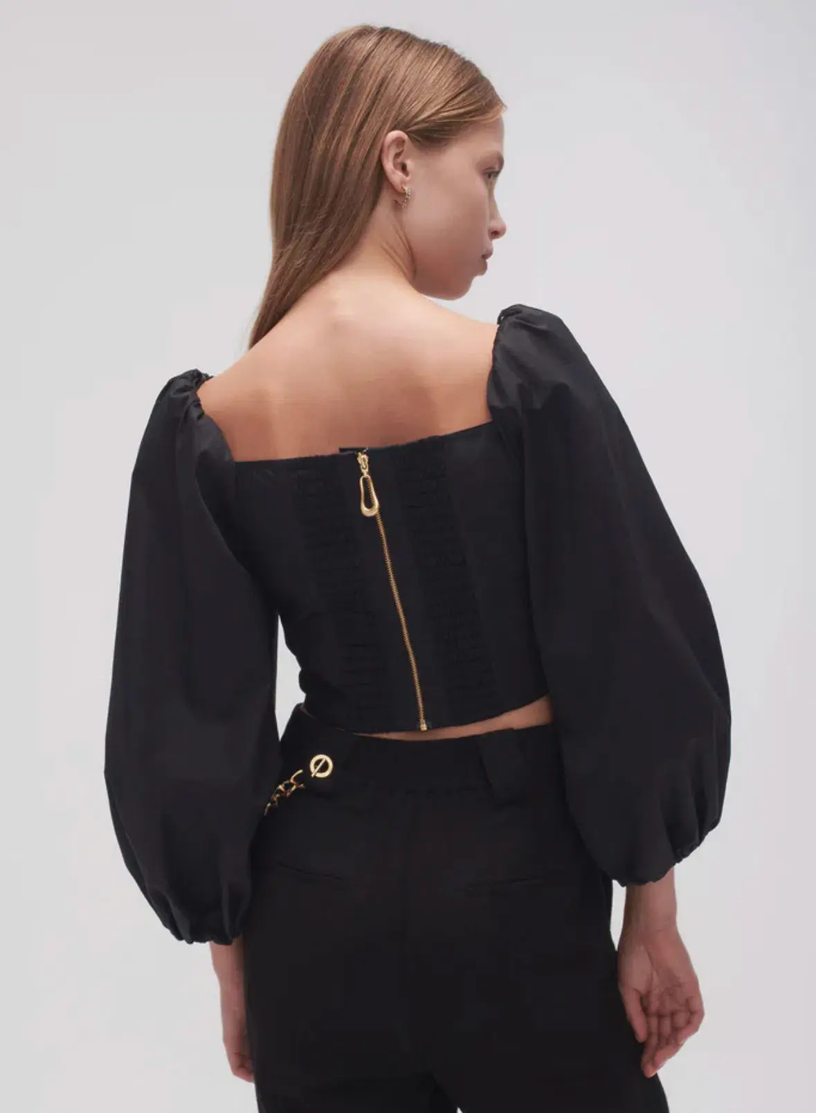 Aje Hester Corsetted Top Black Size AU 12 - Image 3