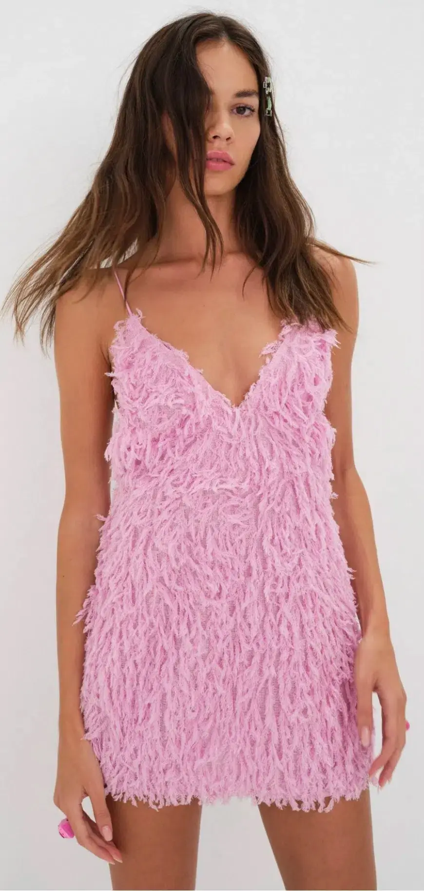 For Love and Lemons Kamara Mini Dress Pink Size AU  6 - Image 1