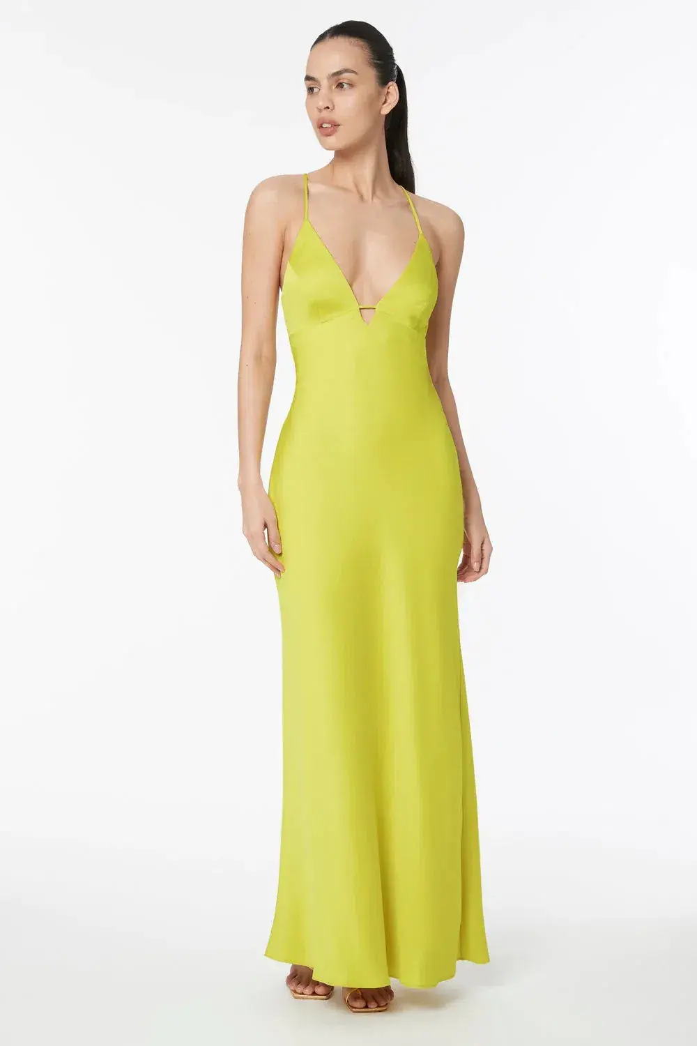 Manning Cartell Time To Shine Slip Dress Yellow Size AU 6 - Image 1