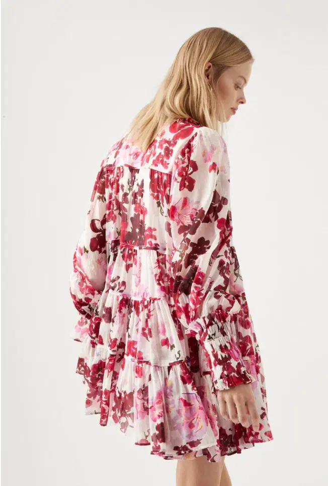 Aje Wilderness Smock Dress Floral Size AU 12 - Image 3