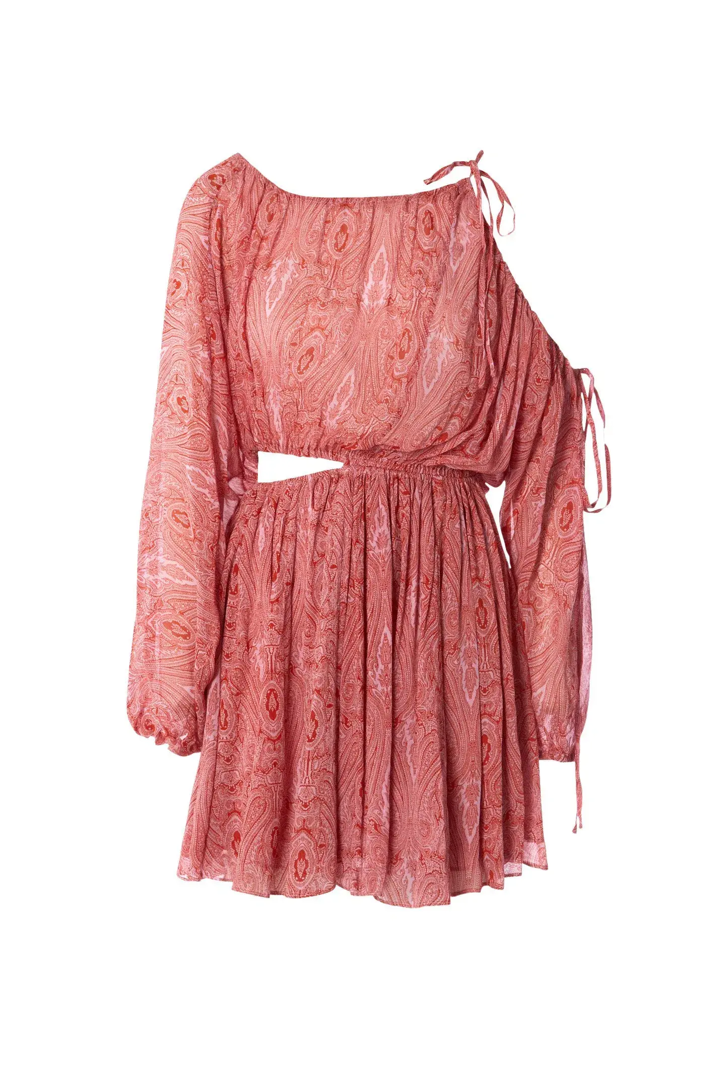 Scanlan Theodore Paisley Print Drawcord Mini Pink Size AU 8 - Image 9