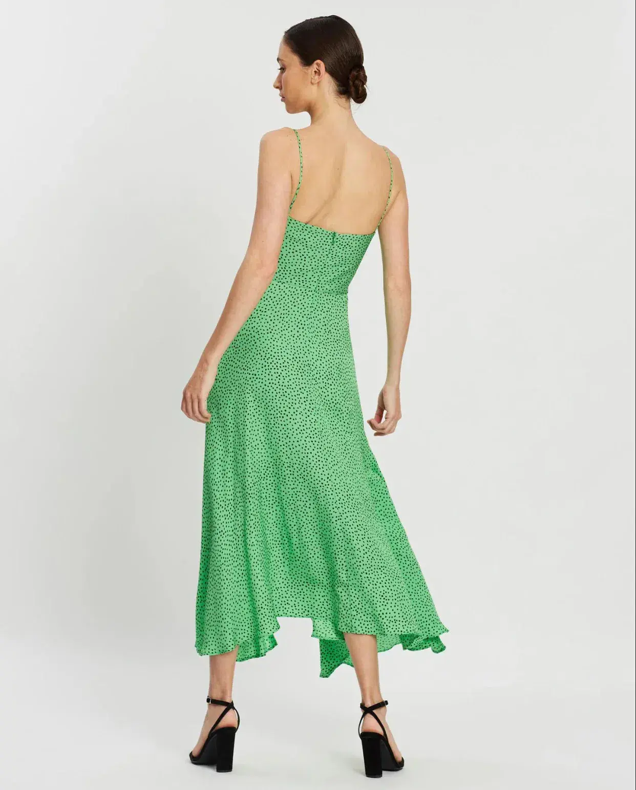 Bec & Bridge Neve Midi Dress Green Size AU 6 - Image 3