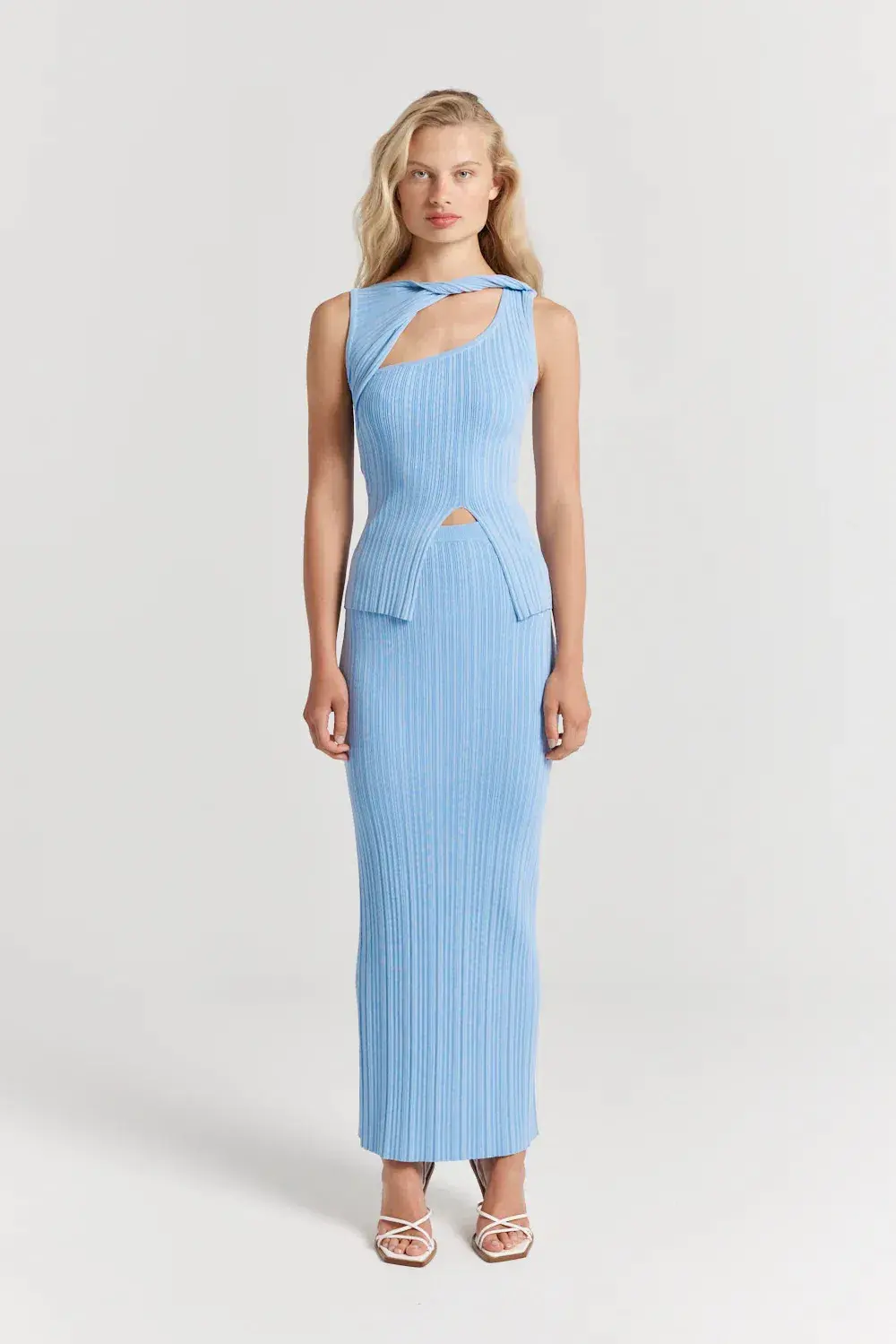 Henne Romee Knit Set Blue Size AU 10 - Image 1