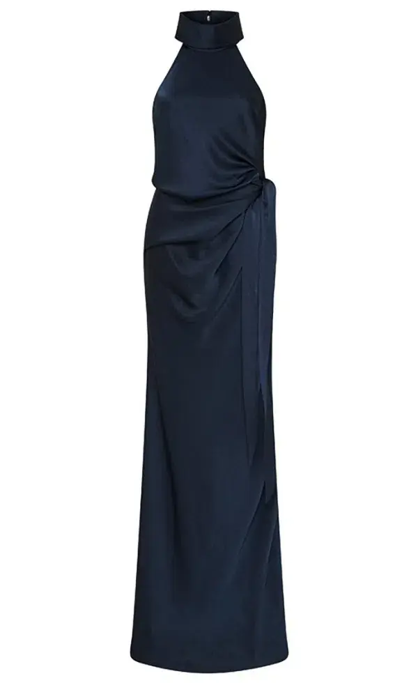 Camilla and Marc Antonelli Gown Navy Size 10  - Image 4