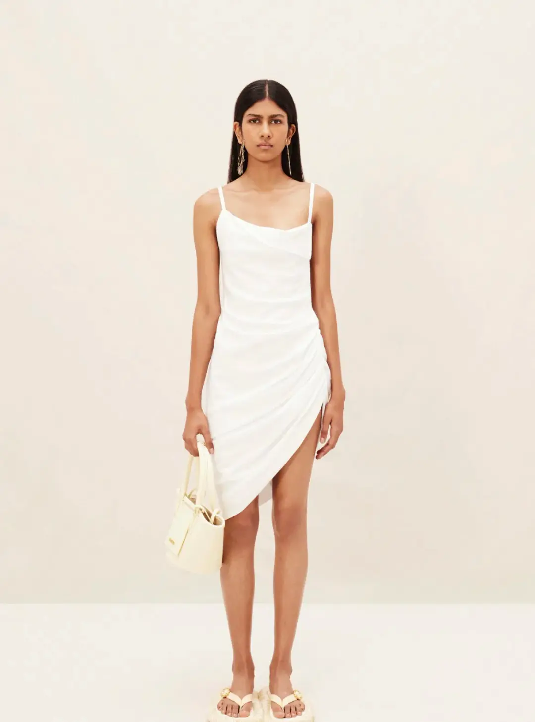 Jacquemus La Robe Saudade White Size 36 / AU 8  for rent on The Volte - main image