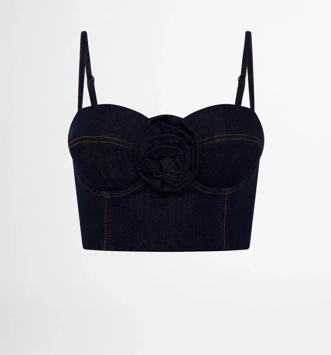 Sheike Three Piece Denim Set Blue Size AU 8 for rent on The Volte - main image