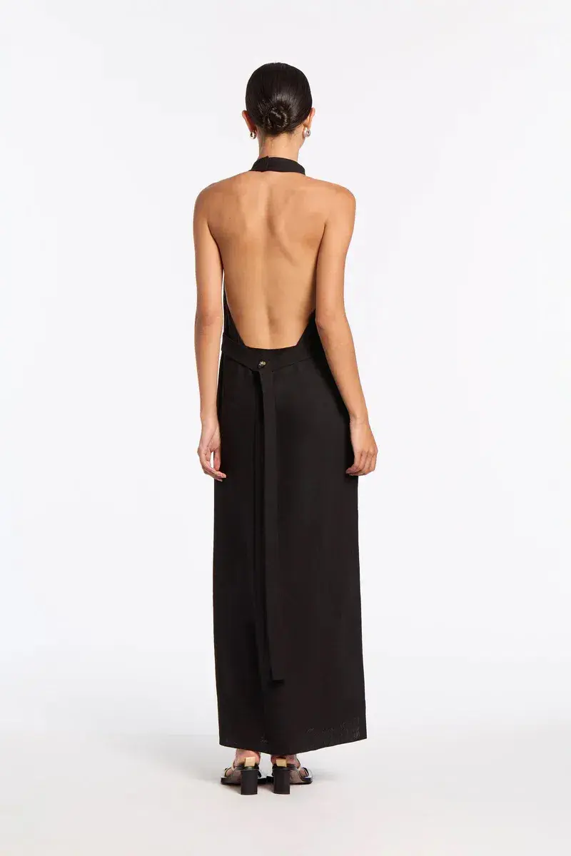 Sir The Label Clemence Midi Black Size 2/AU 10 - Image 3