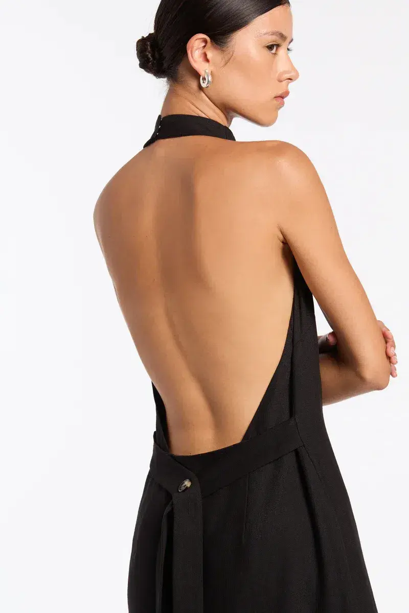 Sir The Label Clemence Midi Black Size 2/AU 10 - Image 1