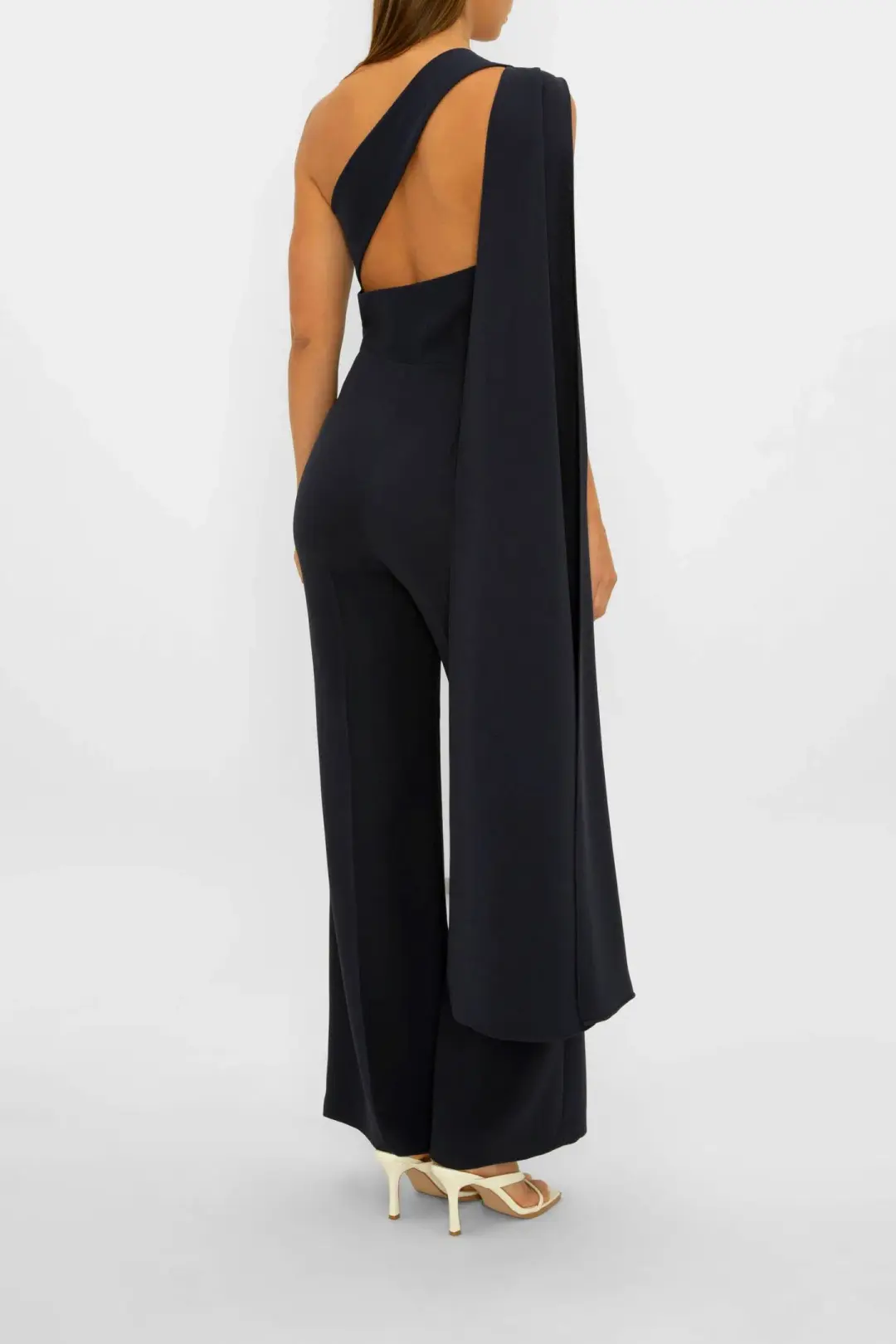 Carla Zampatti Navy Homage to Carla Jumpsuit Navy Size 10  for rent on The Volte - main image