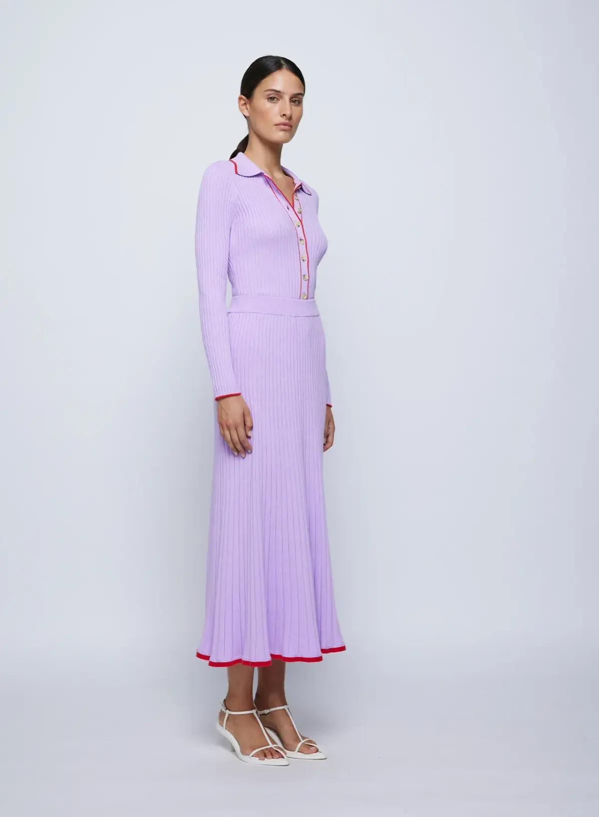 Anna Quan Ashlen Top Felicia Skirt Lilac Orchid Set Size AU 8 - Image 1
