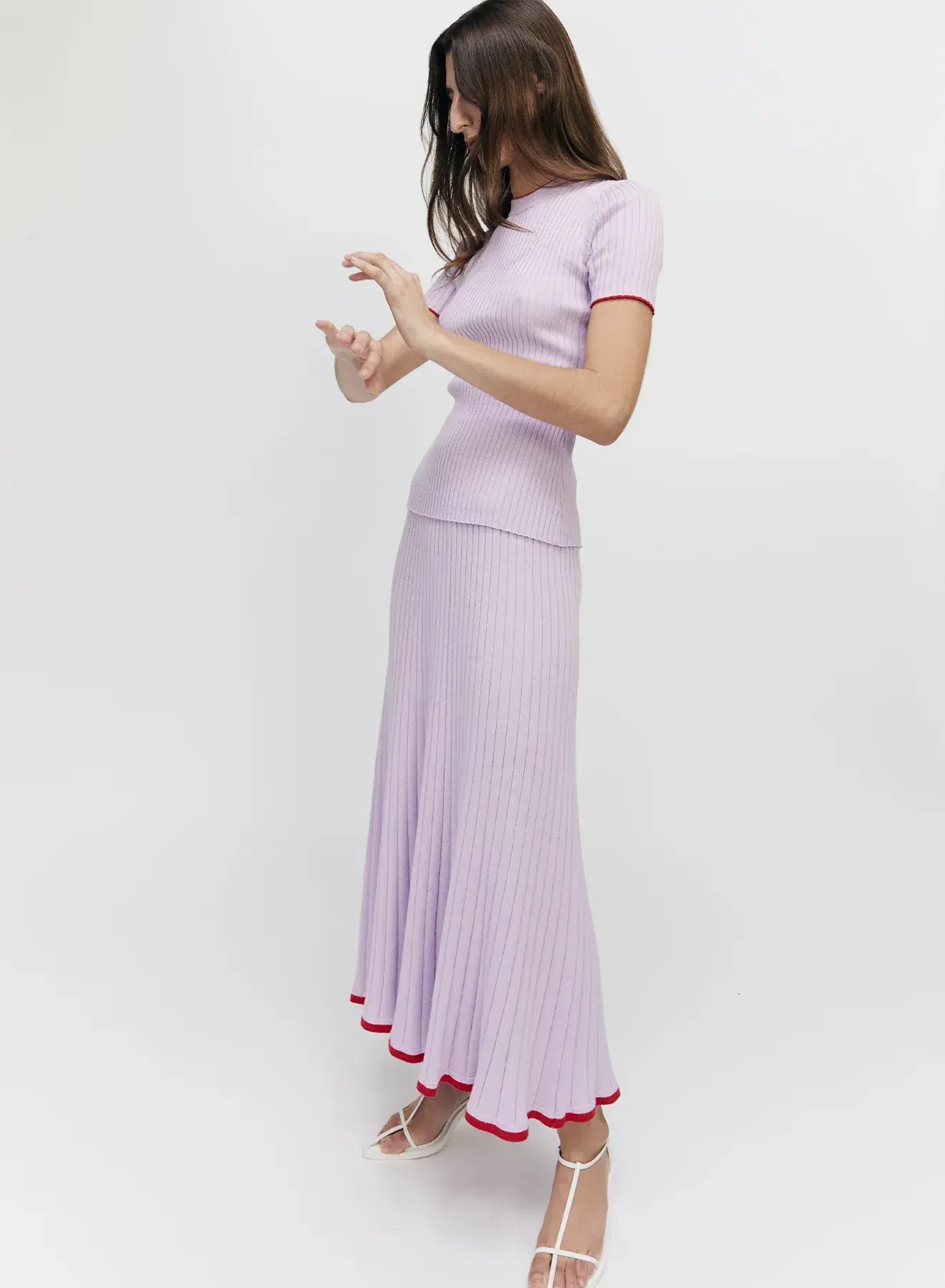 Anna Quan Bebe Top Felicia Skirt Lilac Orchid Set Size AU 8 - Image 3