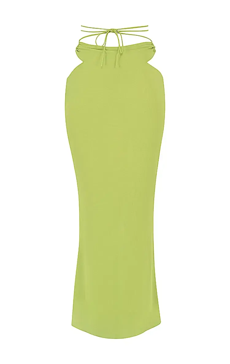 House of CB Tara top and Madeline Skirt Set Green Size S/Au 8  for rent on The Volte - main image