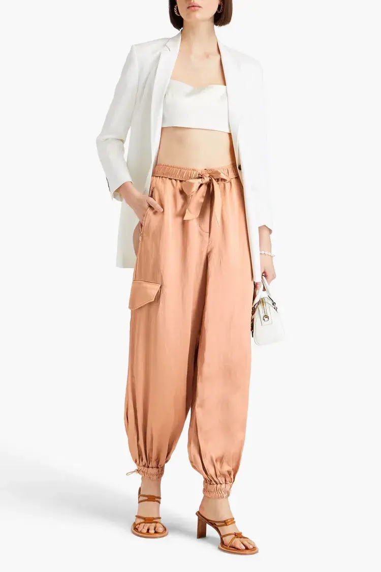 Zimmermann Wonderland Harem Cargo Pant Antique Rose Size 0 / AU 8 - Image 1