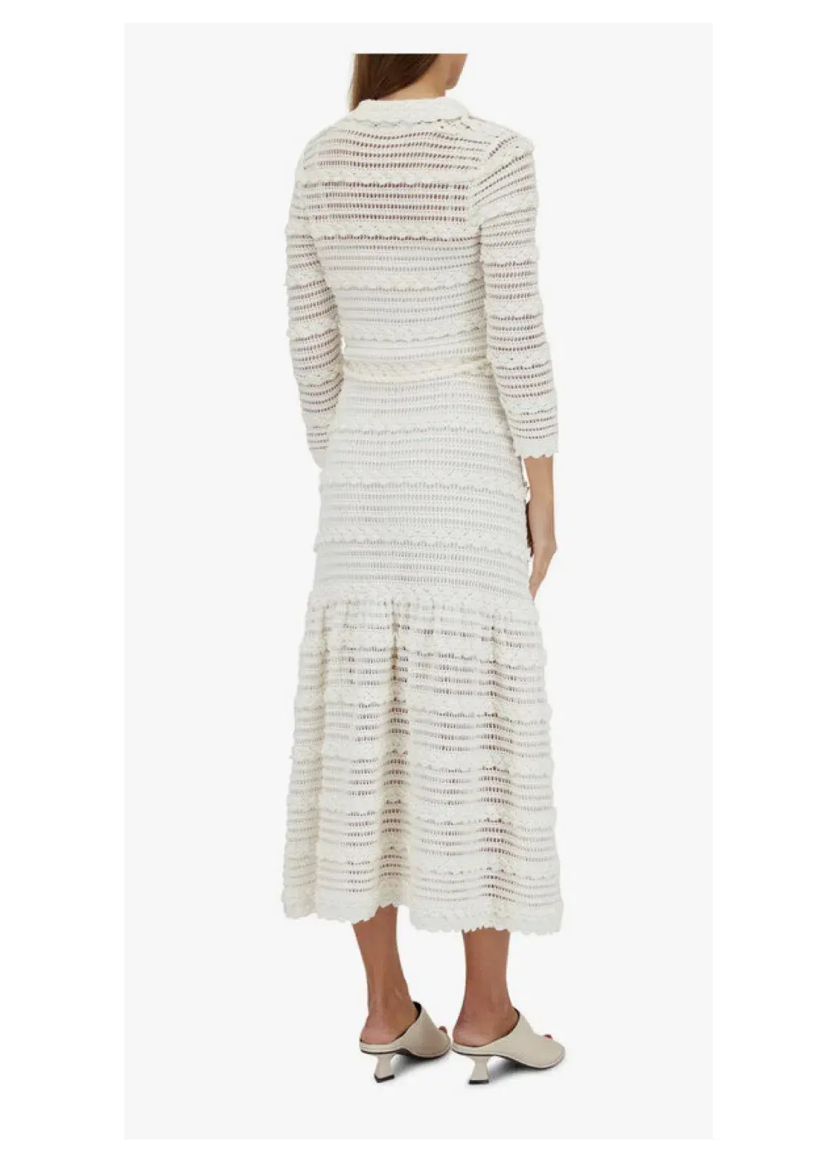 Zimmermann Lyre Shirt Dress Ivory Size 1 / AU 10 - Image 2