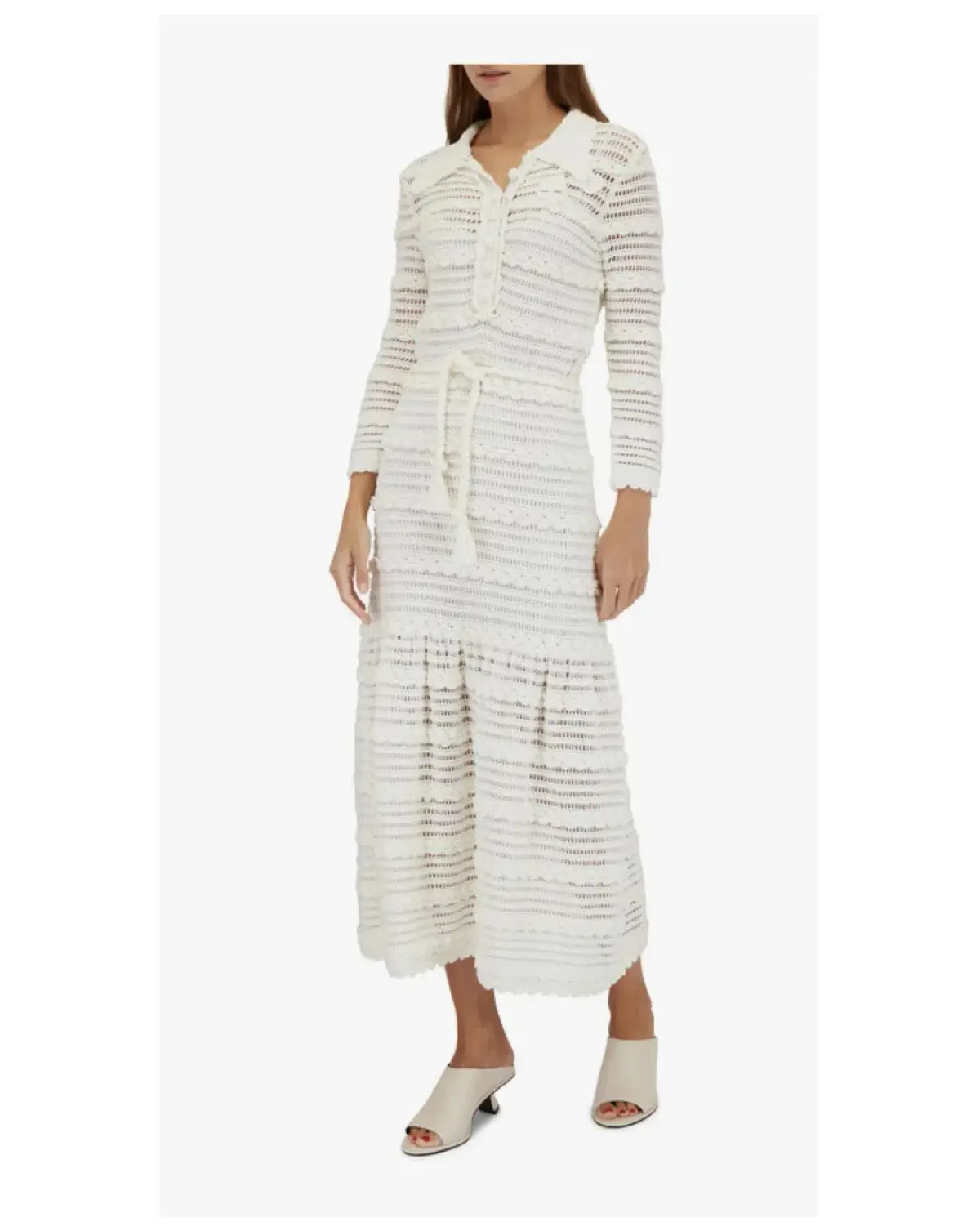 Zimmermann Lyre Shirt Dress Ivory Size 1 / AU 10 - Image 1