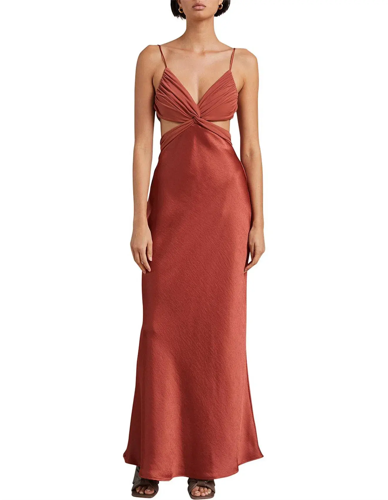 Bec & Bridge Nadia Twist Maxi Dress in  Auburn Size XXL/AU 16  - Image 1