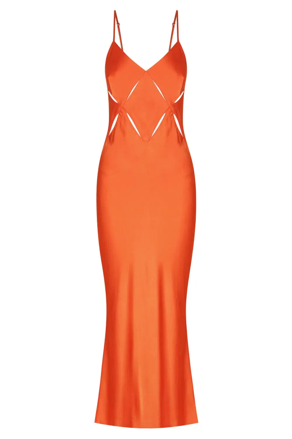 Shona Joy Milo Cut Out Slit Midi Dress Hibiscus Size 4 / XXS - Image 5