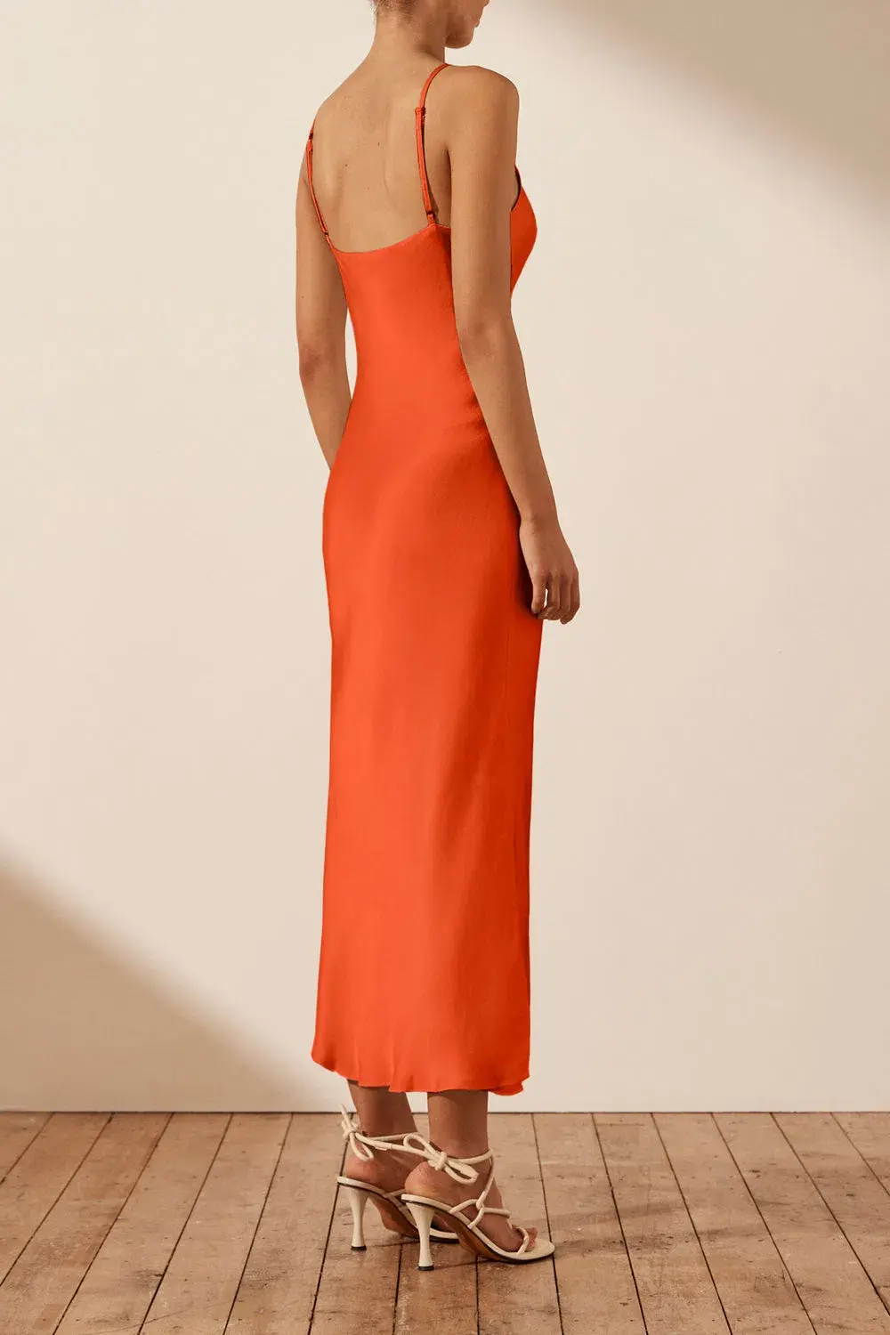 Shona Joy Milo Cut Out Slit Midi Dress Hibiscus Size 4 / XXS - Image 3