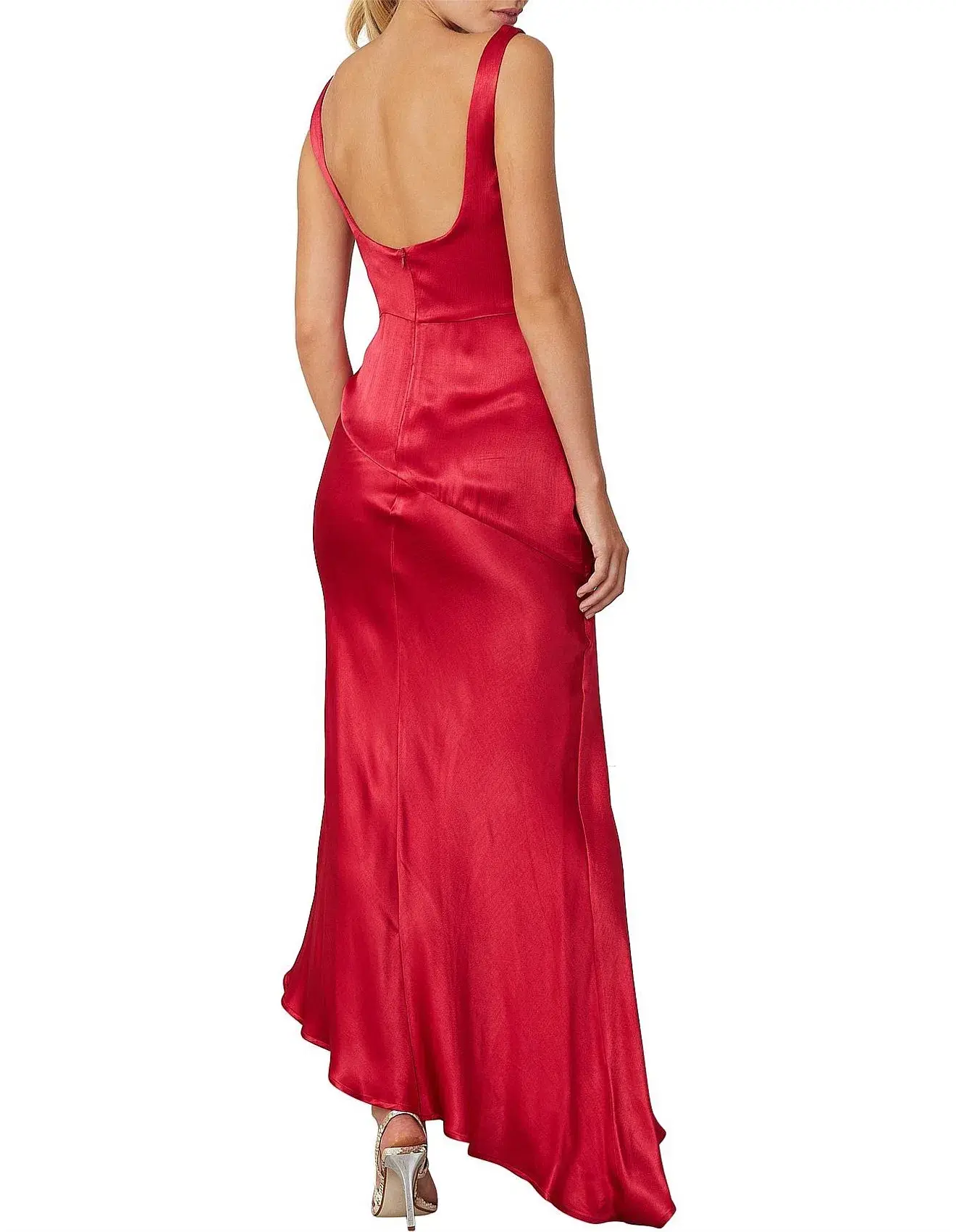 Bec & Bridge Vision of Love Cowl Dress Red Size 6 - Image 3