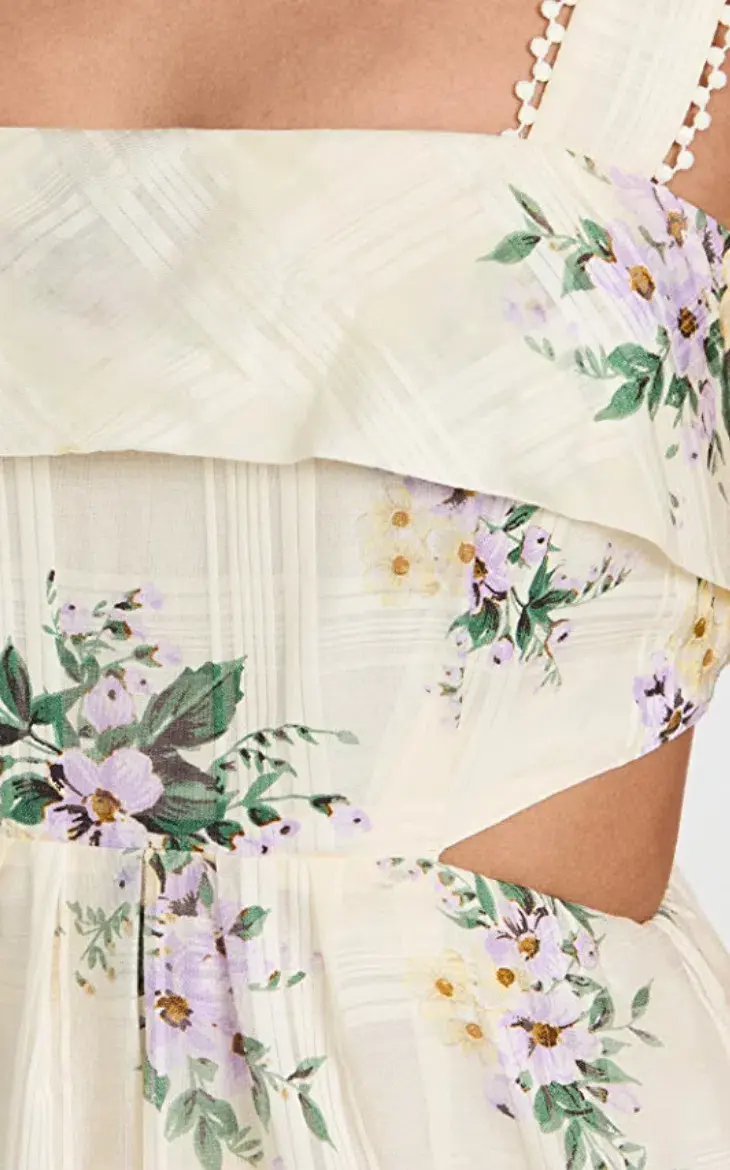 Alemais Margot Mini Sundress Floral Size AU 6 - Image 4