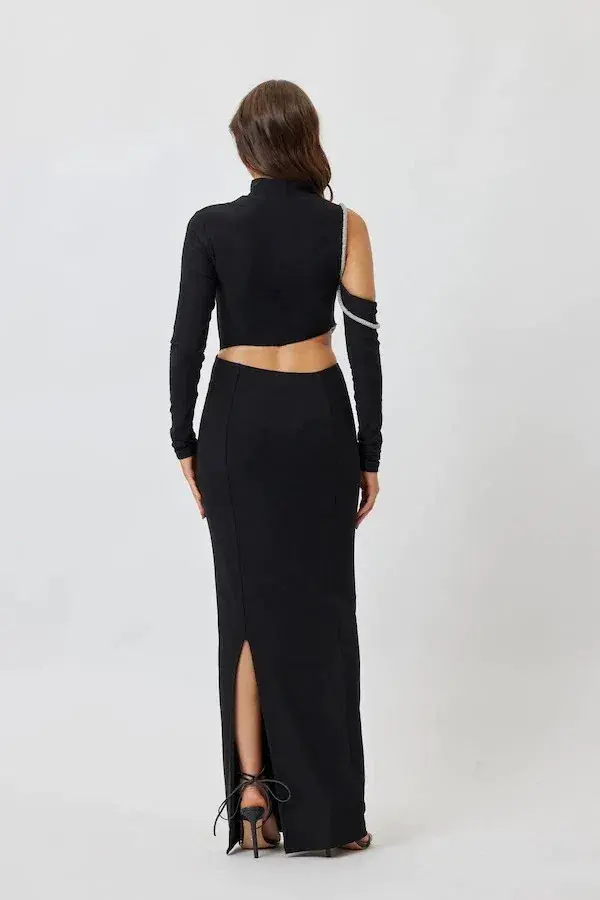 Bianca & Bridgett Sadie Dress Black Size AU 8 - Image 2