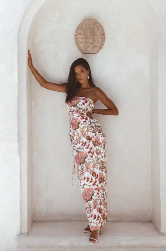 Sonya Moda Dima Dress Paisley Print Size AU 8 - Image 4