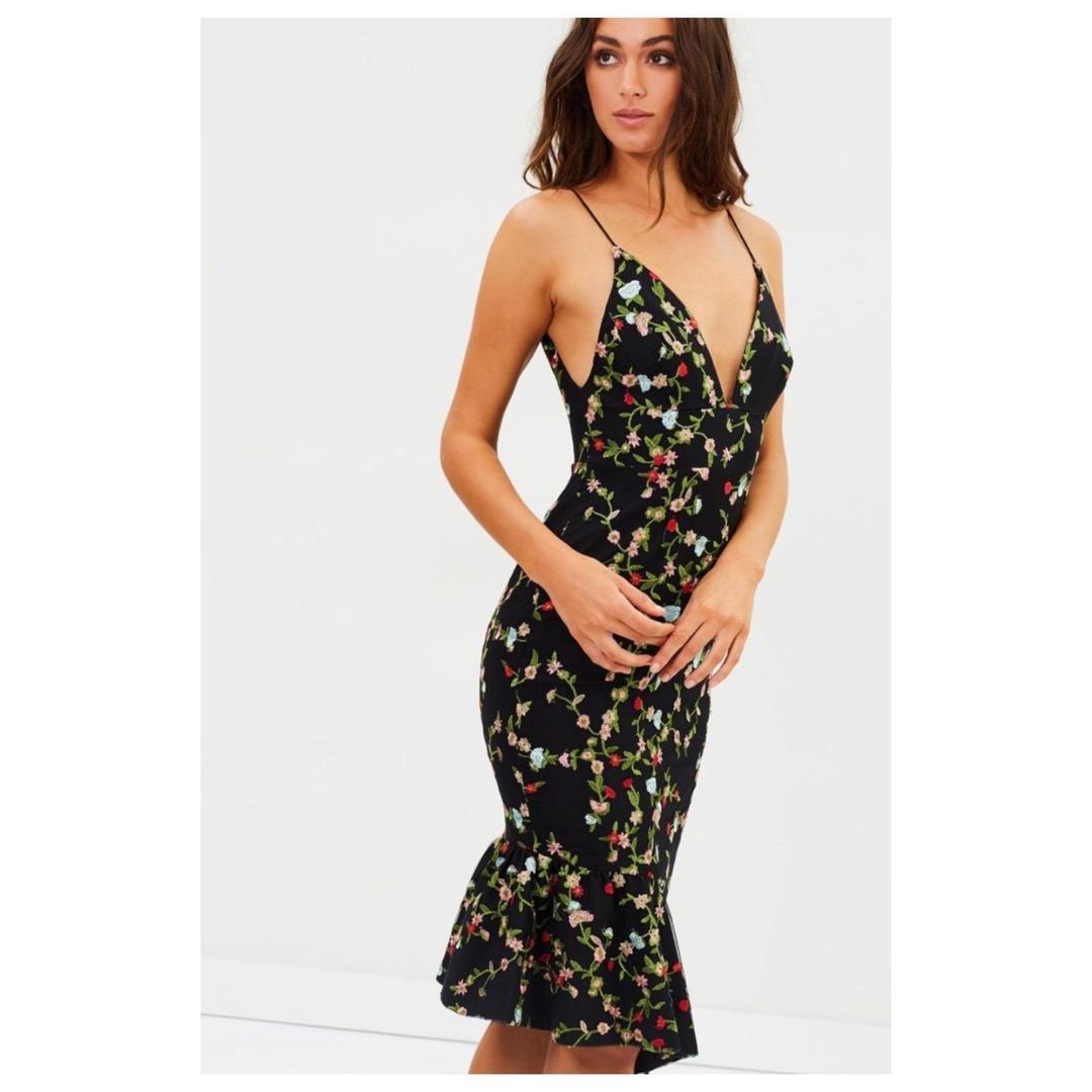 Talulah objective midi dress for rent on The Volte - main image