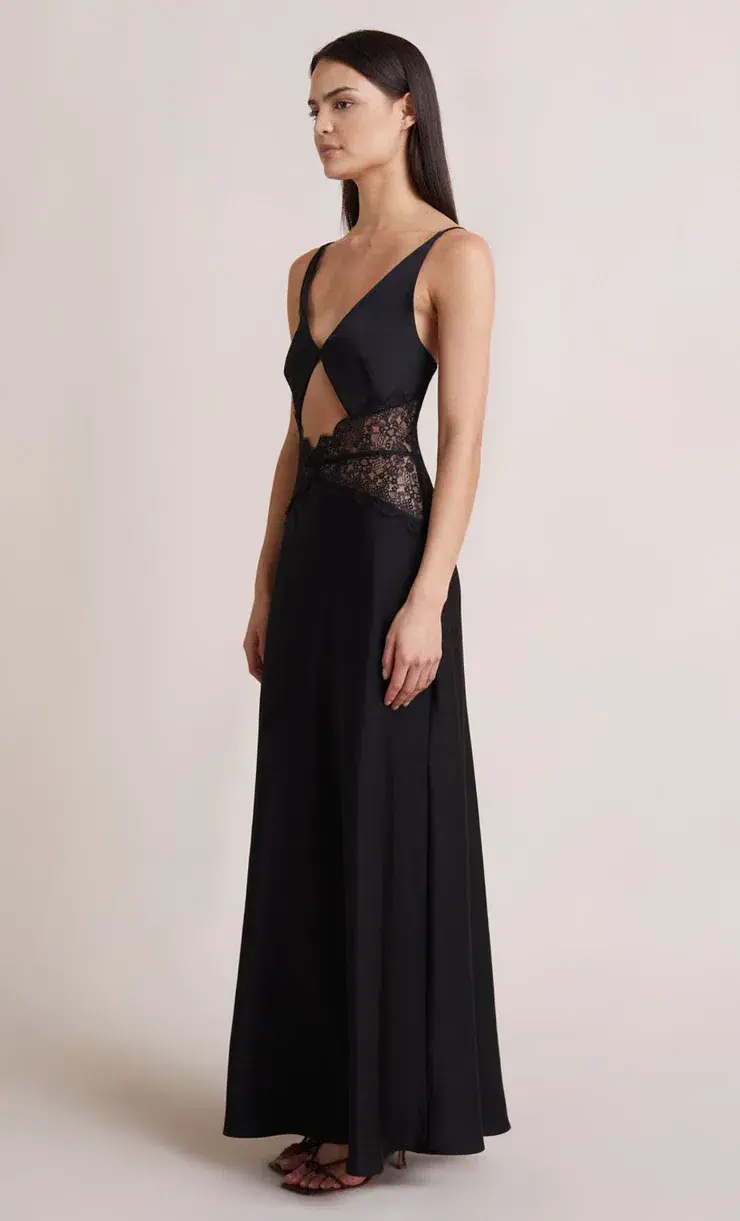 Bec and Bridge Camille Maxi Dress Black Size 10 - Image 2