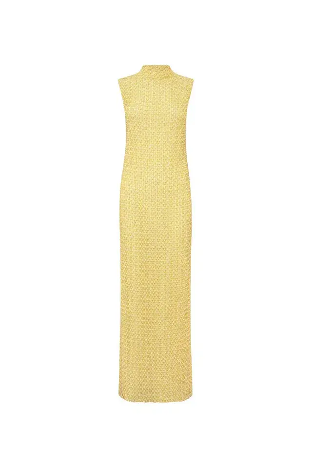Camilla and Marc Riviera Column Dress Yellow Size XS/AU 6 - Image 3