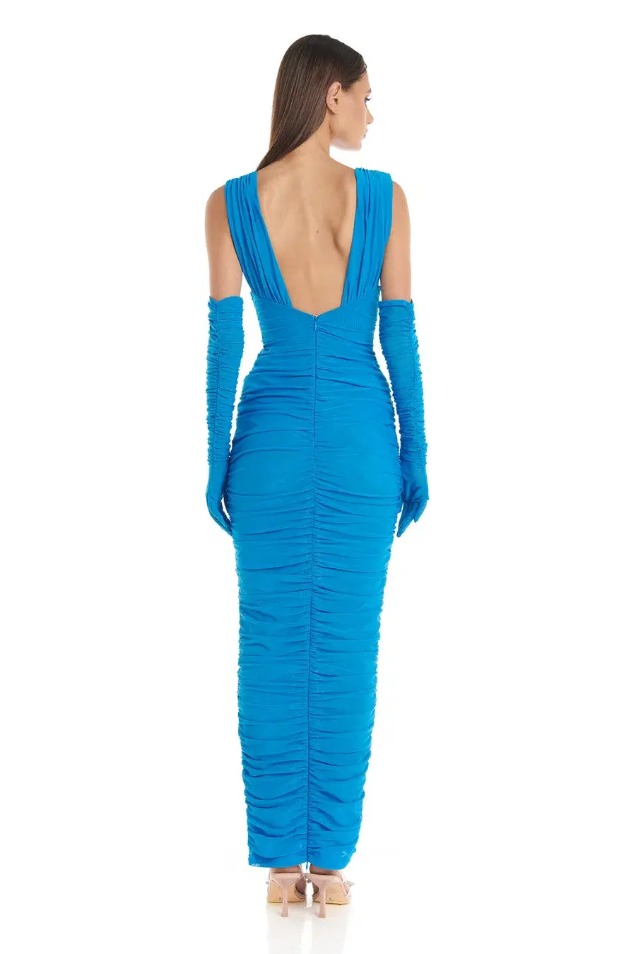 Eliya the Label Anna Dress Blue Size S/AU 8 - Image 3