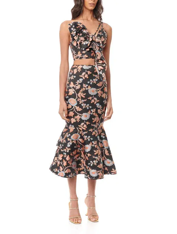 Eliya The Label Kianne Top and Zani Skirt Set Floral Size 10 - Image 1
