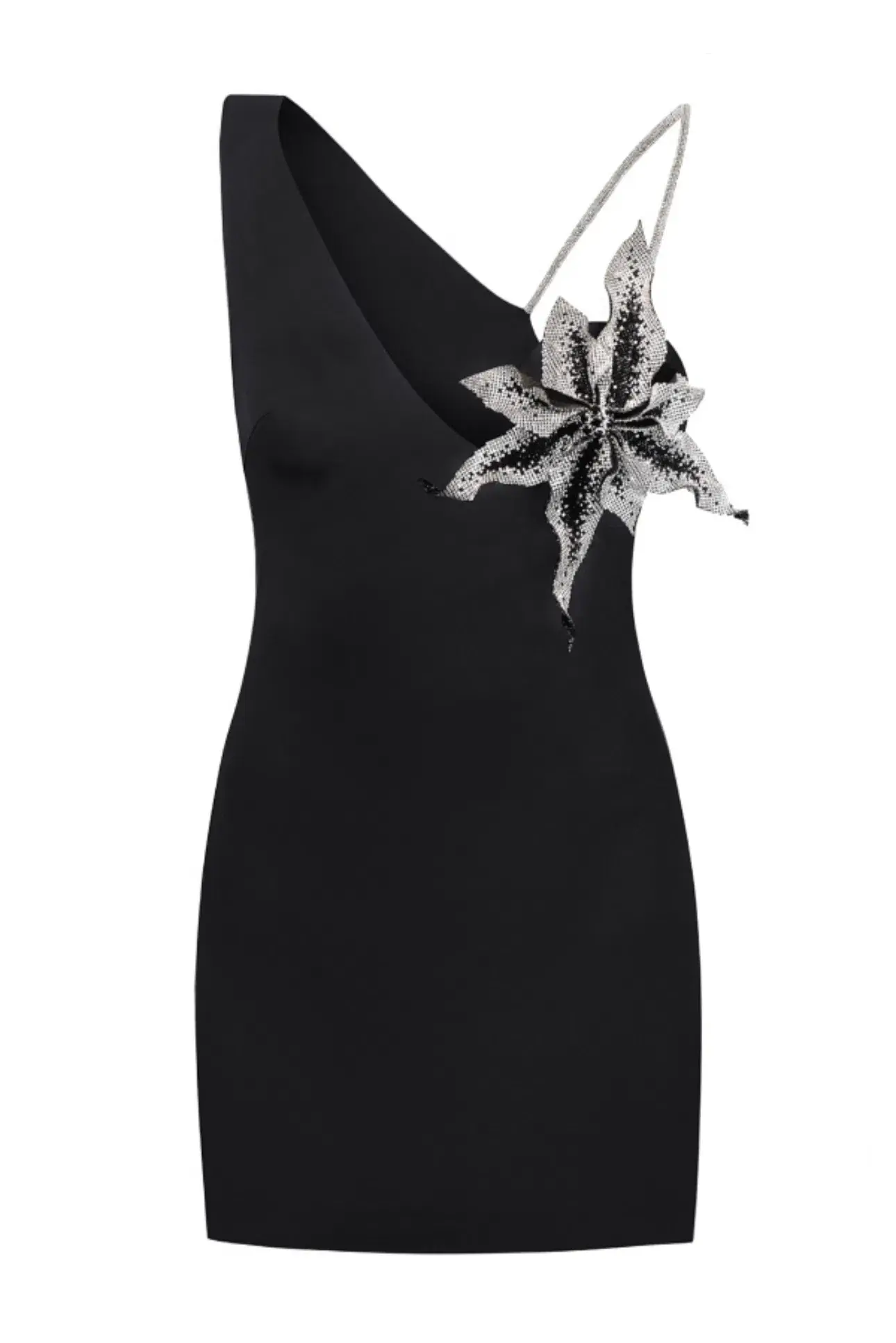 Nue Studio Orchid Mini Dress Black Size 6 - Image 3