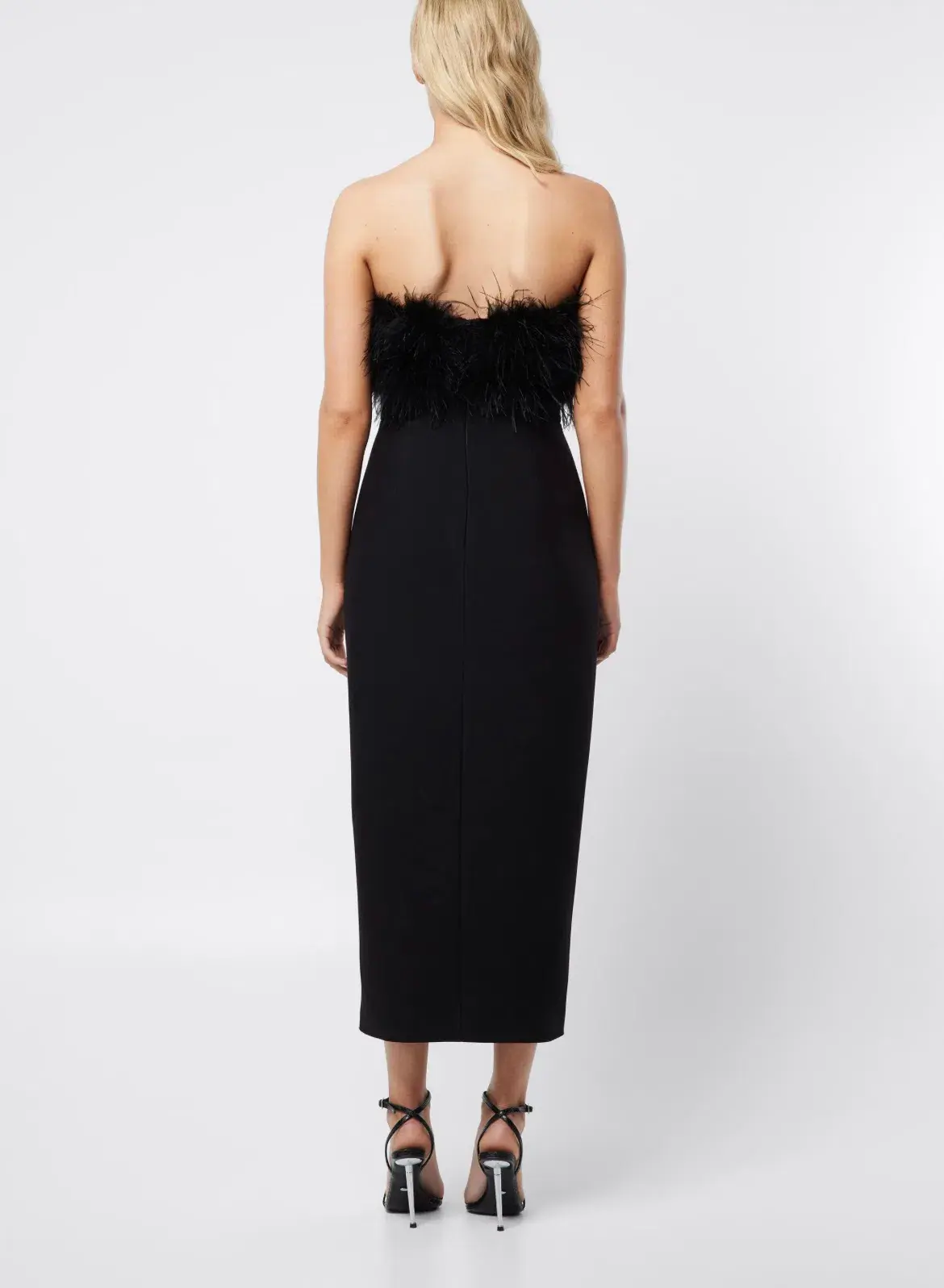 Mossman The Nightshift Midi Dress Black Size 8 - Image 3