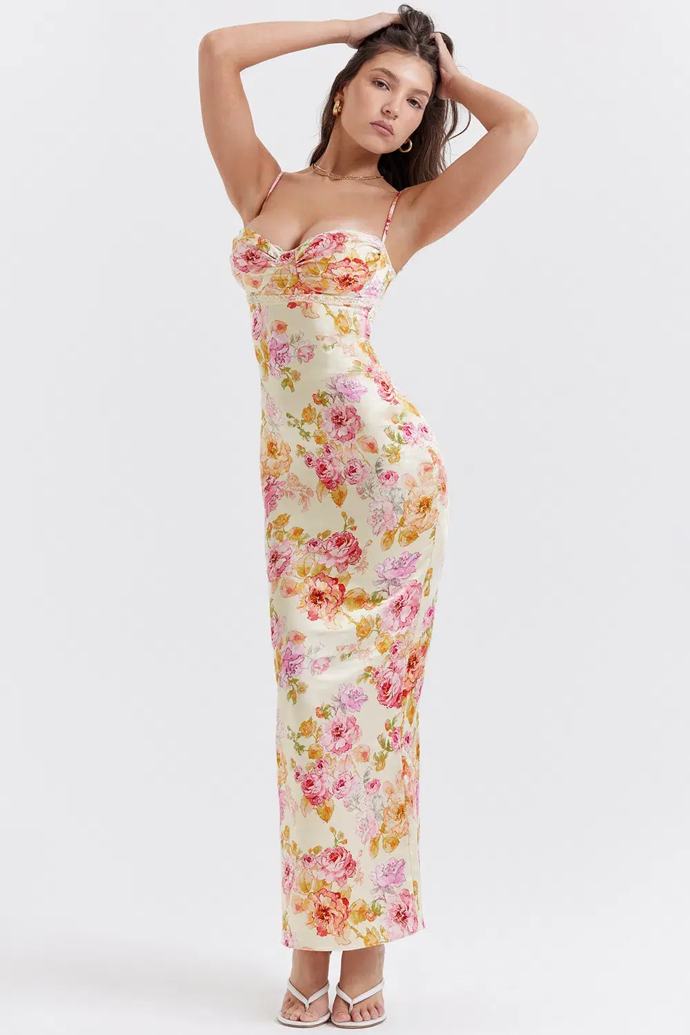 House Of CB Josefina Maxi Dress  Floral  Size M / 10 - Image 2