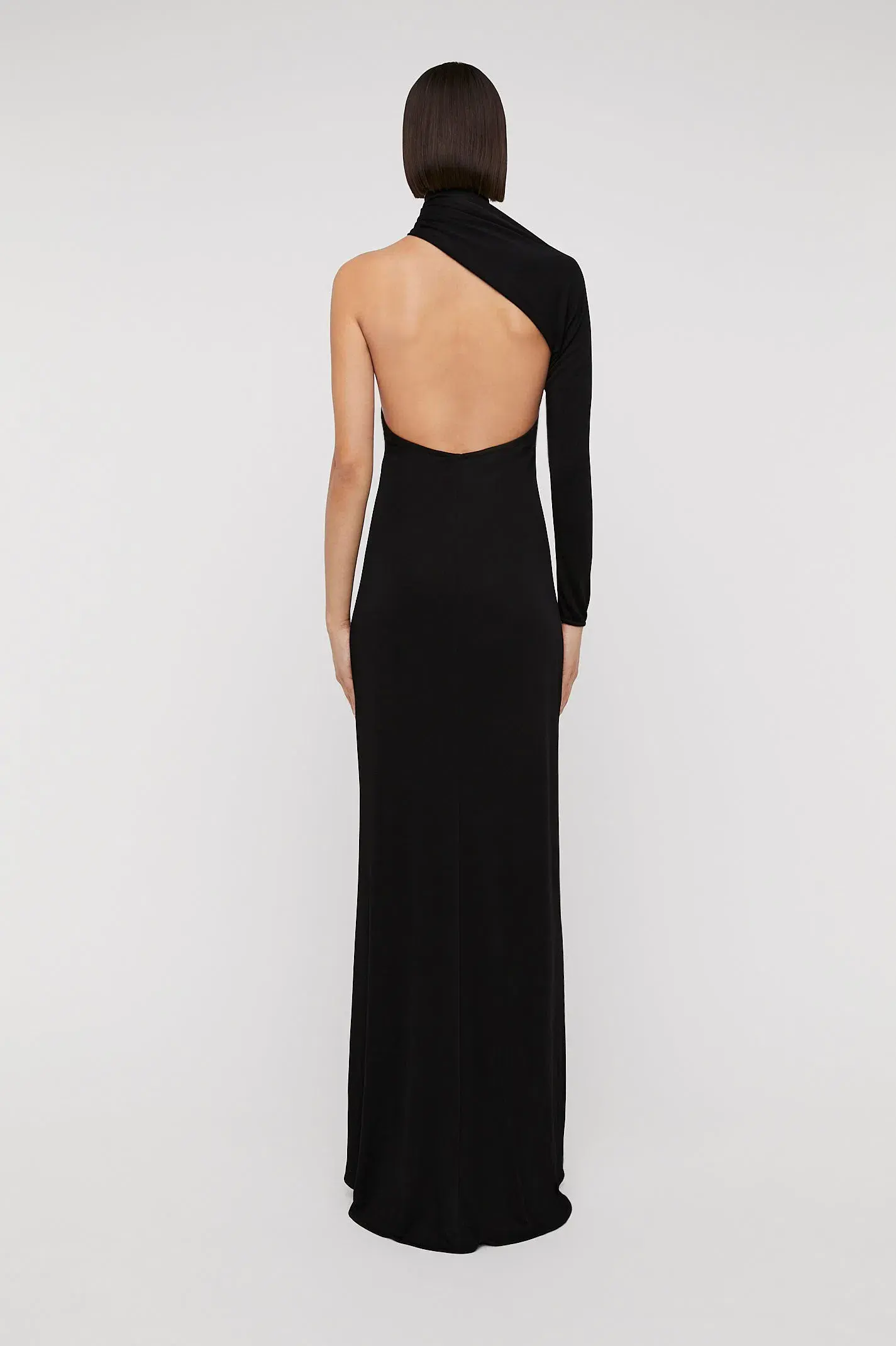 Scanlan Theodore Italian Knit Gown Black Size 8 - Image 3