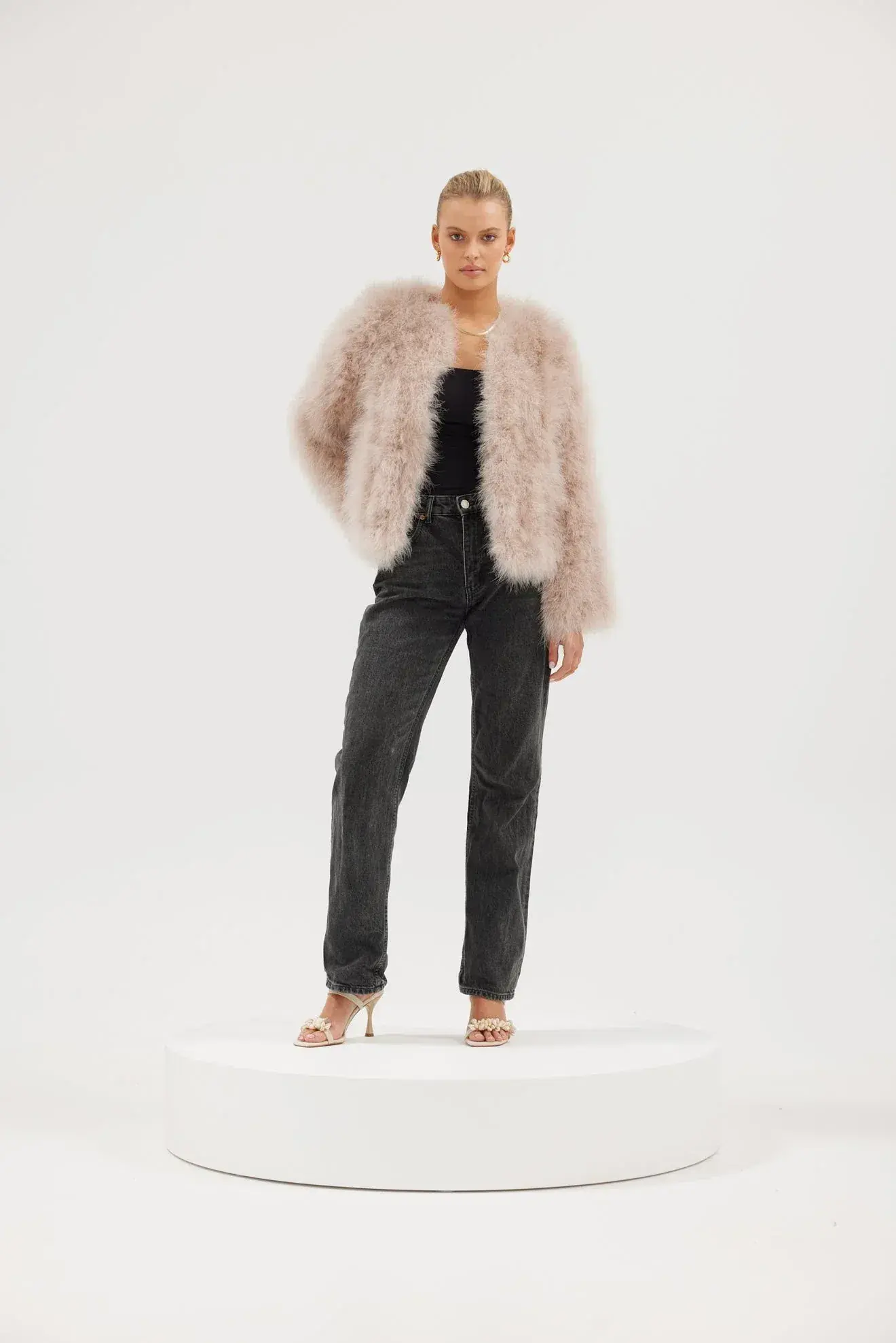 Bubish Luxe Scarlett Jacket Blush Size 8 - Image 2