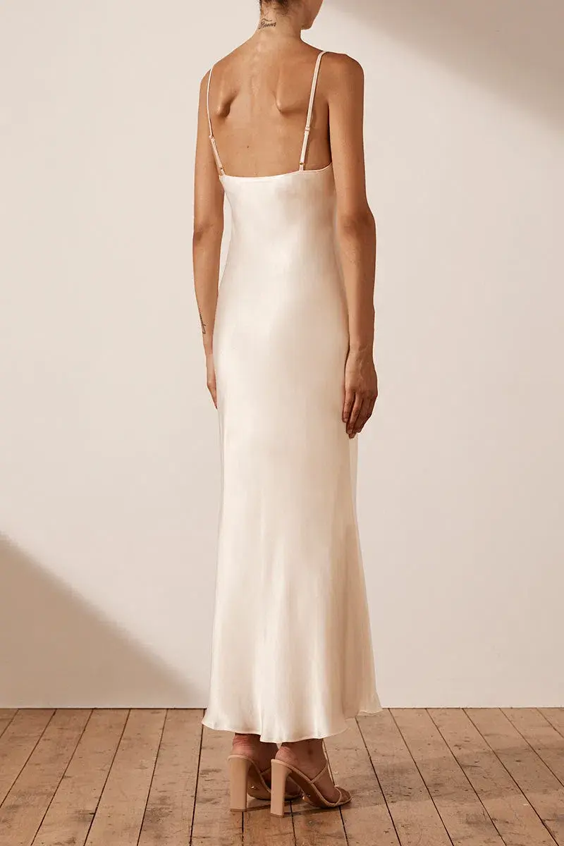 Shona Joy La Lune Dress Cream Size 8 - Image 2