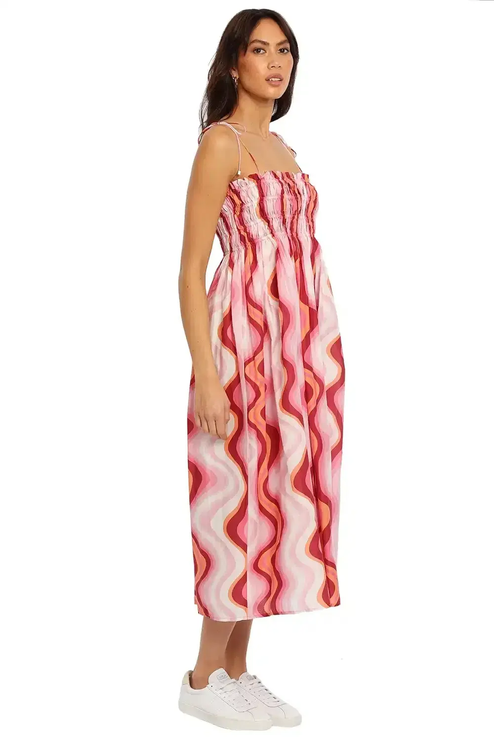 Steele Mirabella Dress Pink Print Size 12  - Image 1