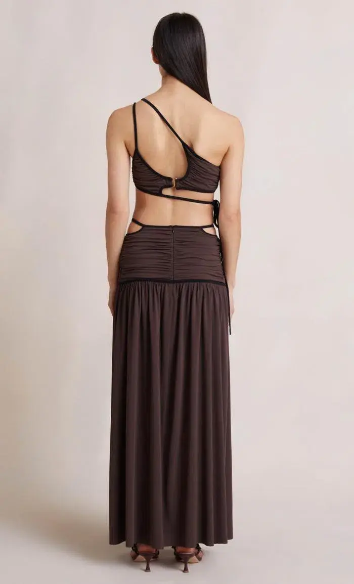 Bec & Bridge Lena Top and Skirt Set Brown Size 10 for rent on The Volte - main image