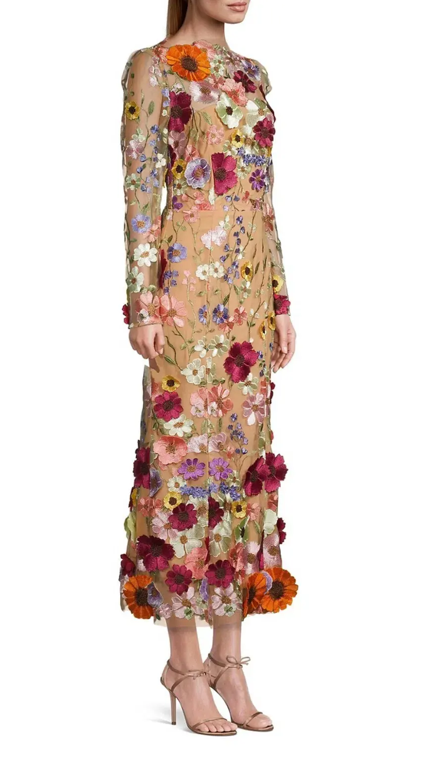Elliatt Shannon Dress in Floral Lace Size L/AU 12 - Image 1