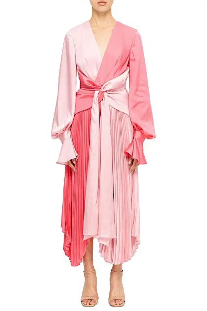 Acler Empire Dress Pink Size 8 - Image 1