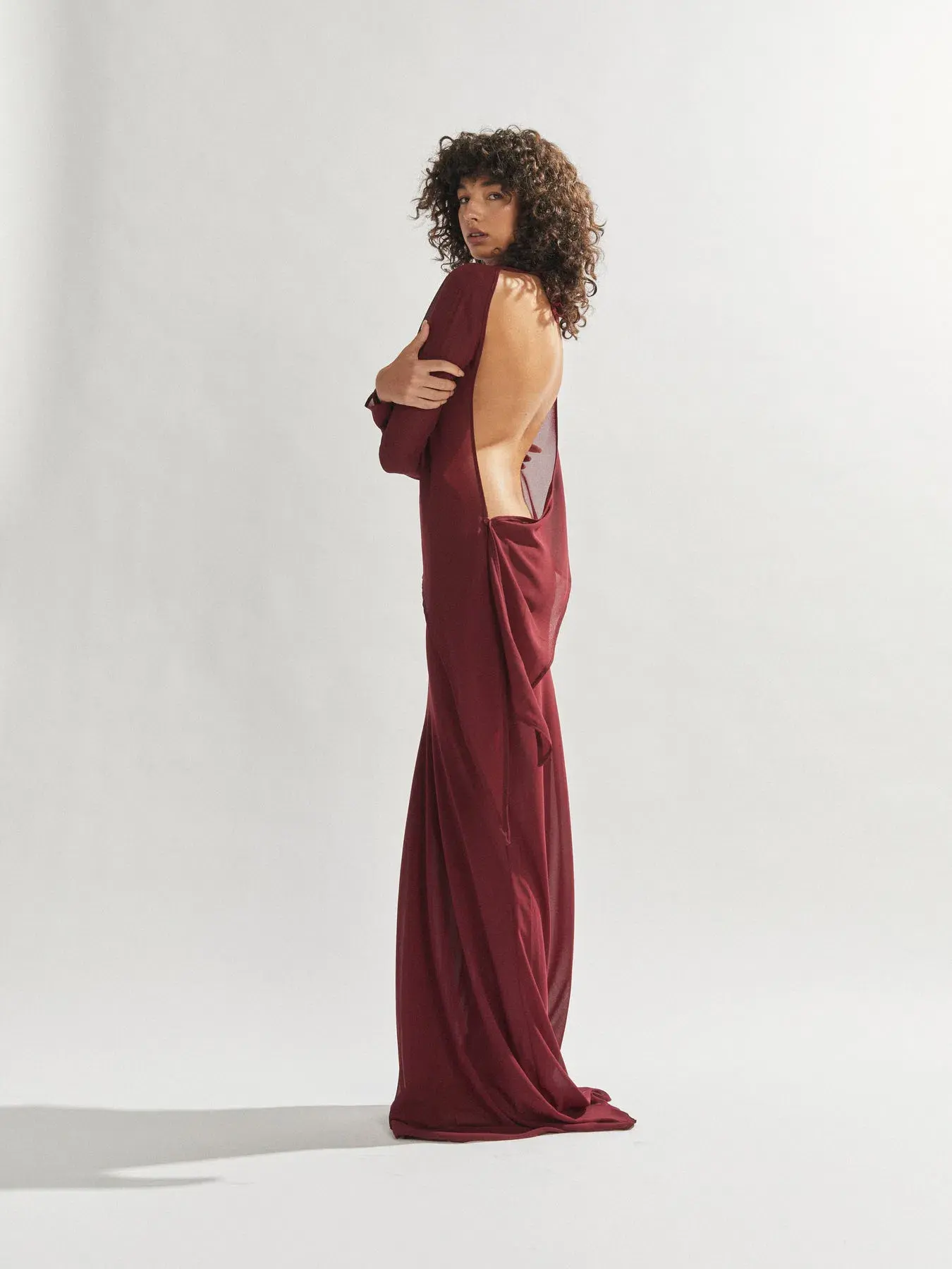 One Mile Maxine Set Burgundy Size 10 - Image 4