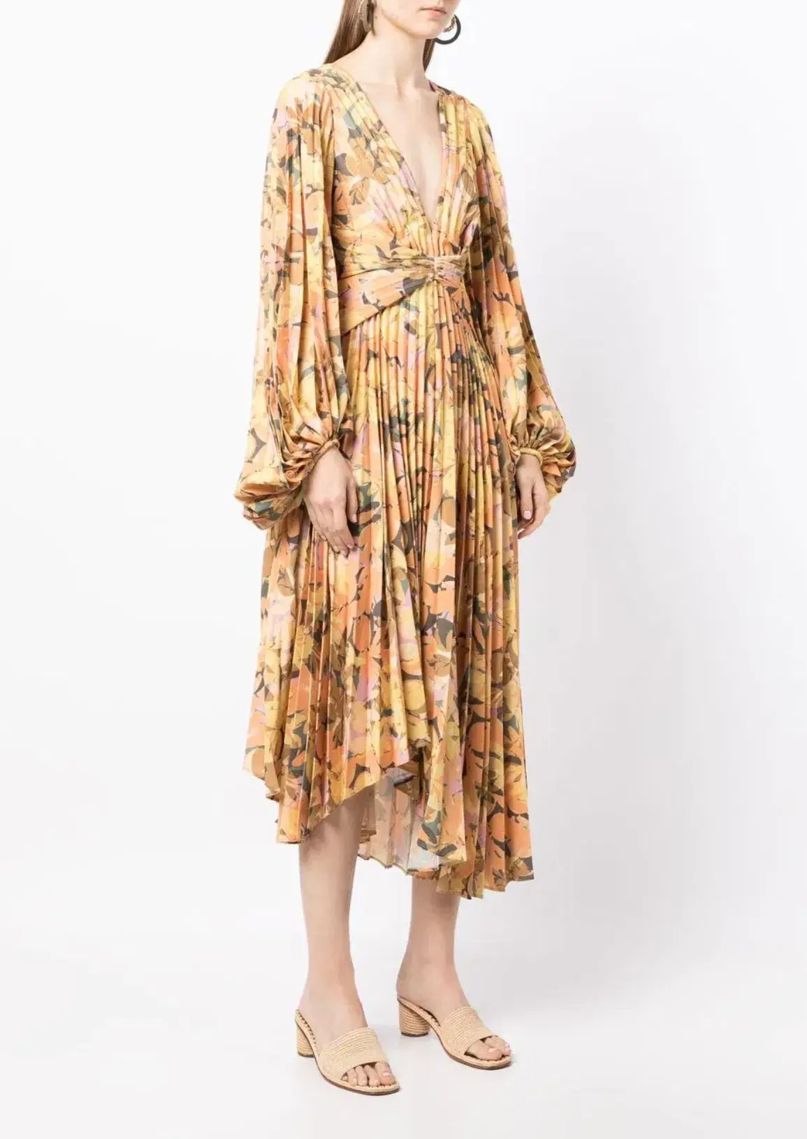 Acler Palms Dress  Floral Print Size 14 - Image 2