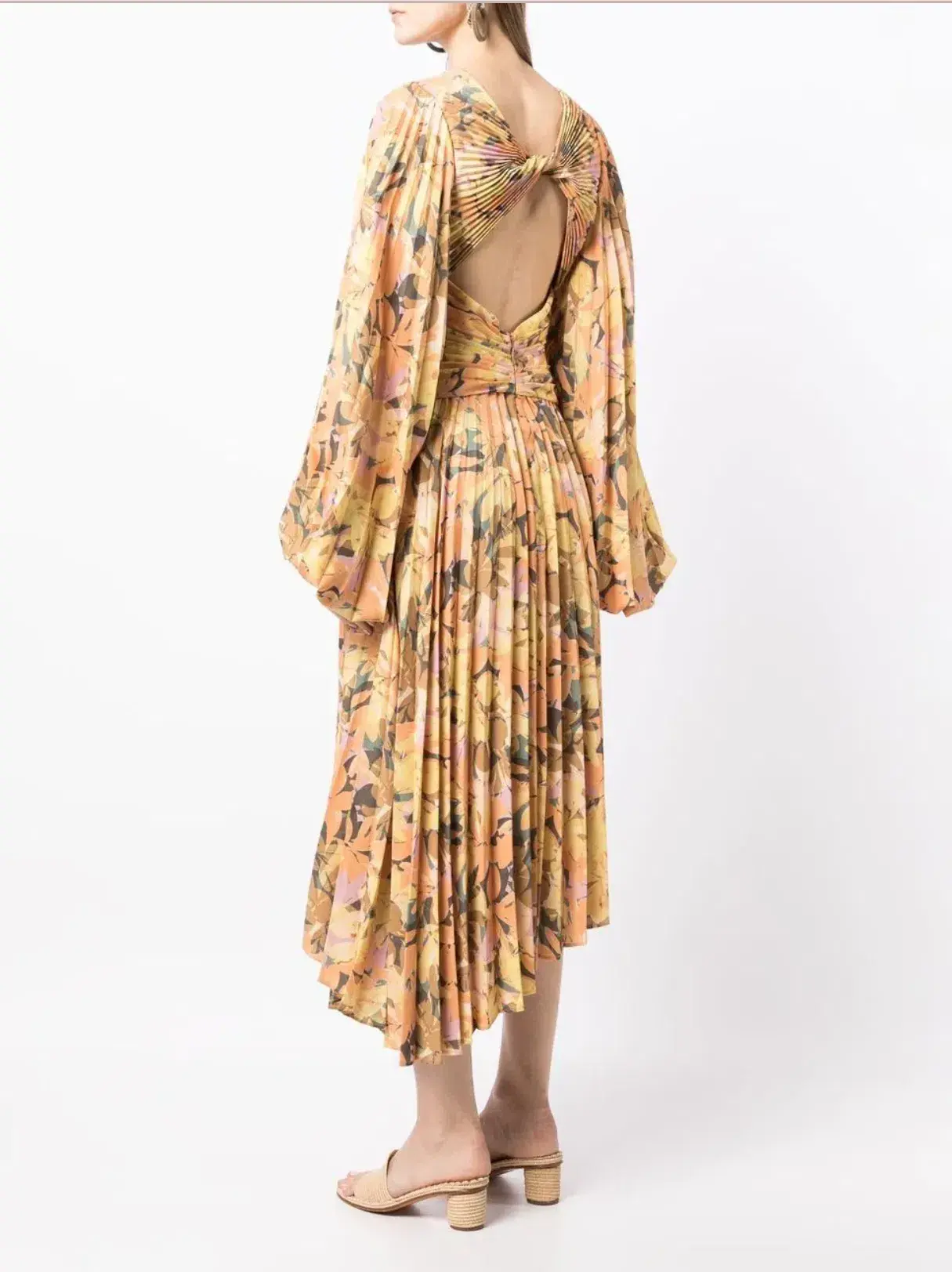 Acler Palms Dress  Floral Print Size 14 - Image 3