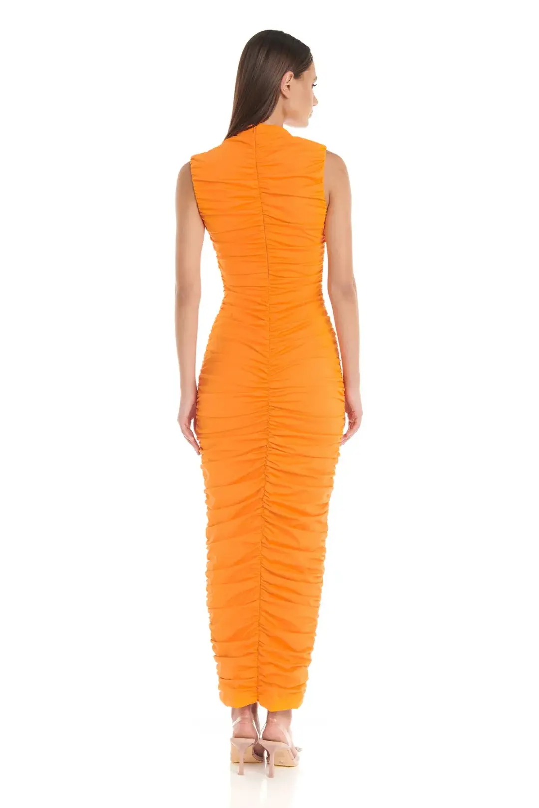 Eliya The Label Tenille Dress Orange Size XS / AU 6  for rent on The Volte - main image